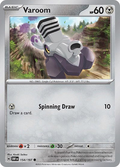 Varoom 154/197 — Obsidian Flames