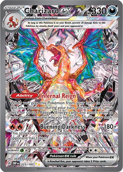 福袋 大丸 Flames Obsidian Pokemon Charizard 223/197 ex テーブル・チェア・ハンモック