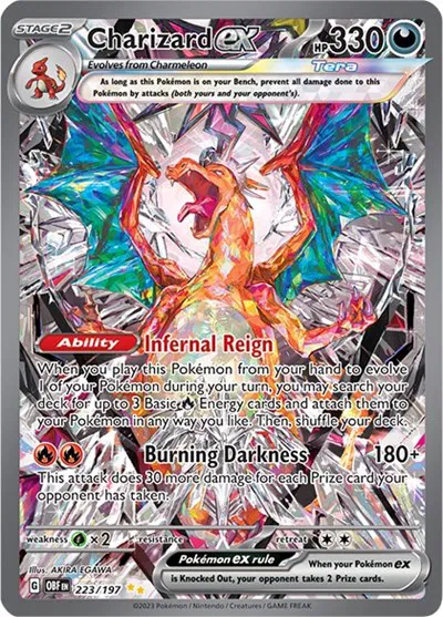 Charizard ex - 223/197 - Obsidian Flames Pokemon - Collectr Charizard ex - 223/197 - Obsidian Flames Pokemon - Collectr