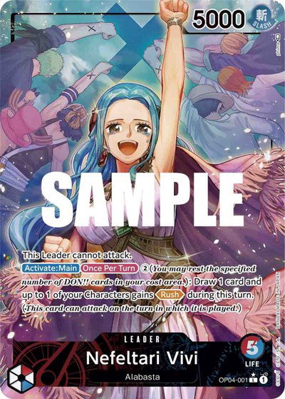 Nefeltari Vivi (Alternate Art) - OP04-001 - Kingdoms of Intrigue