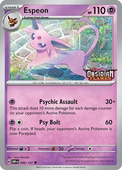 Espeon (Best Buy Exclusive) 086/197 — Scarlet & Violet Promo