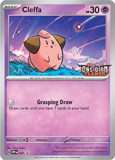 Cleffa (Prerelease) 037 — Scarlet & Violet Promo