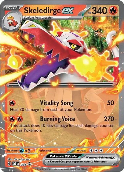 Skeledirge ex 034 — Scarlet & Violet Promo
