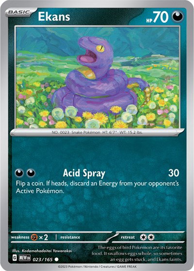 Ekans 023/165 — SV: 151
