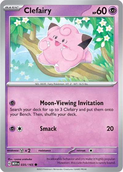 Clefairy 035/165 — SV: 151