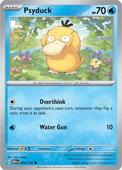 Psyduck 054/165 — SV: 151