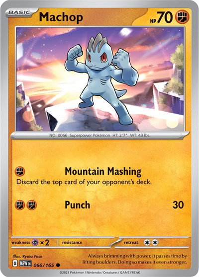 Machop 066/165 — SV: 151