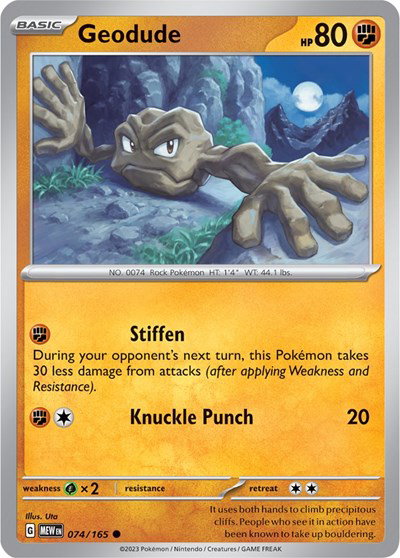 Geodude 074/165 — SV: 151