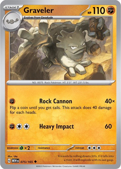 Graveler 075/165 — SV: 151