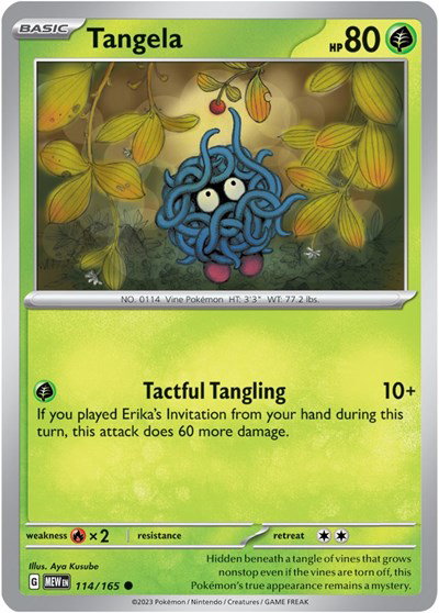 Tangela 114/165 — SV: 151