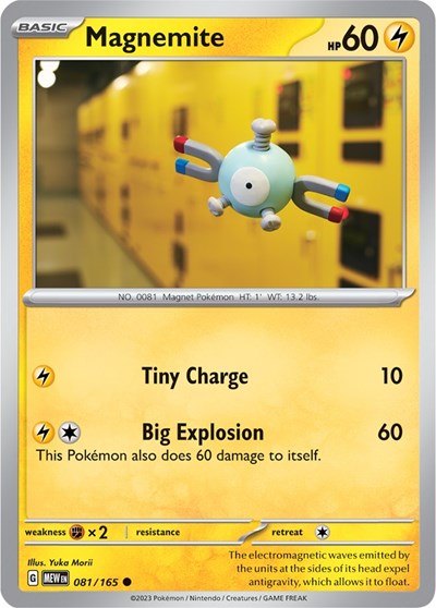 Magnemite 081/165 — SV: 151