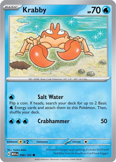 Krabby 098/165 — SV: 151