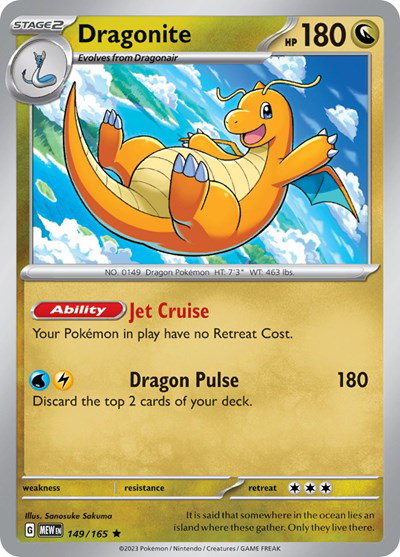 Dragonite 149/165 — SV: 151