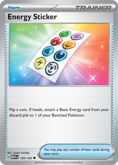 Energy Sticker 159/165 — SV: 151