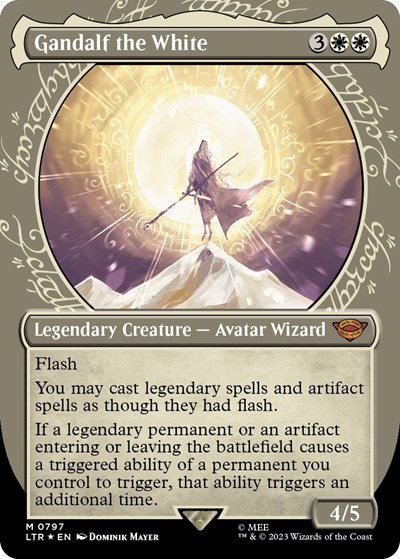 Gandalf the White (Showcase) (Surge Foil) 