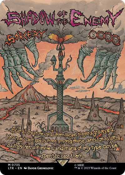 Shadow of the Enemy (Borderless Poster) 
