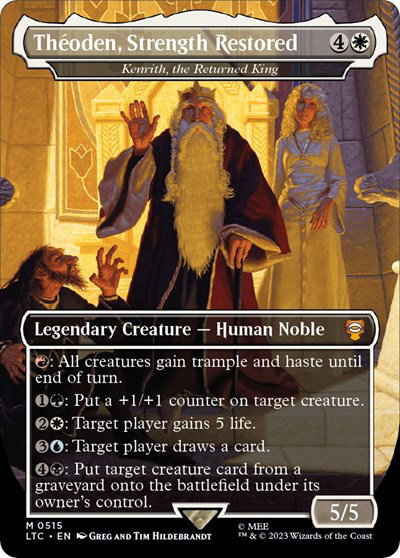 Theoden, Strength Restored - Kenrith, the Returned King (Borderless) 