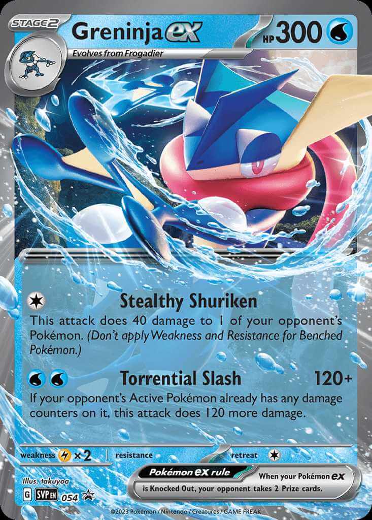 Greninja ex 054 — Scarlet & Violet Promo