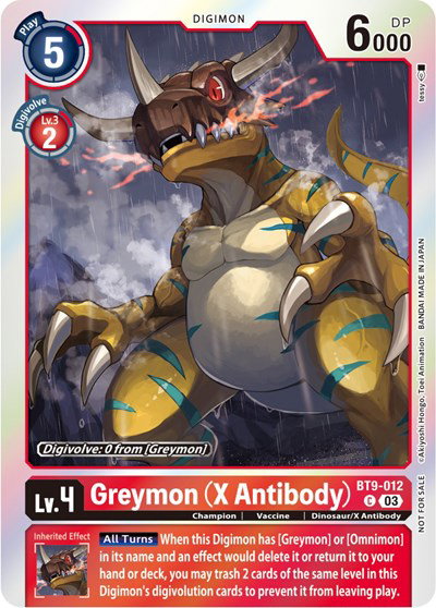 X Record - Digimon Card List and Prices