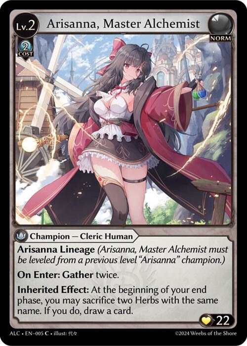 その他 Arisanna CSR Alchemical Revolution - Grand Archive Card List and Prices