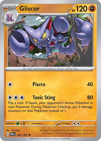 Gliscor 092/182 — Paradox Rift