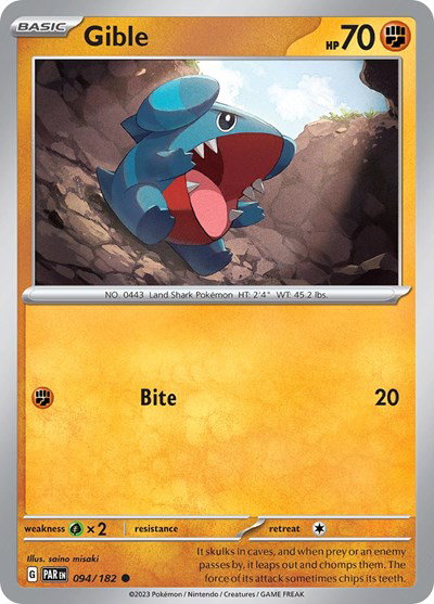 Gible 094/182 — Paradox Rift