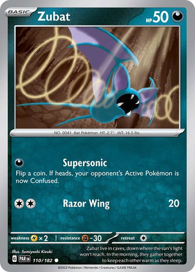Zubat 110/182 — Paradox Rift