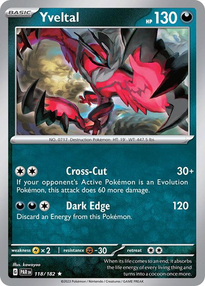 Yveltal 118/182 — Paradox Rift