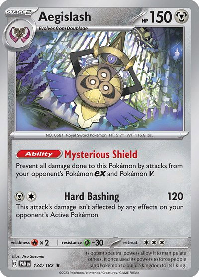 Aegislash 134/182 — Paradox Rift