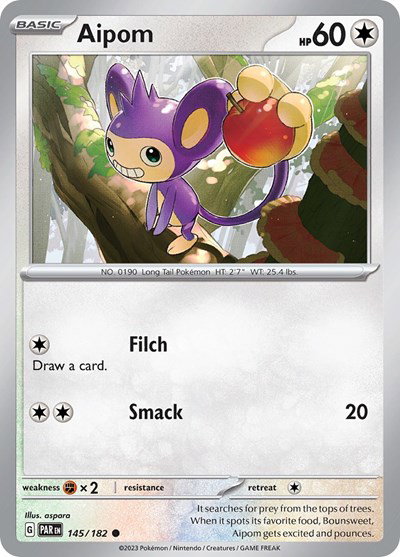 Aipom 145/182 — Paradox Rift