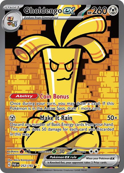 Gholdengo ex 252/182 — Paradox Rift