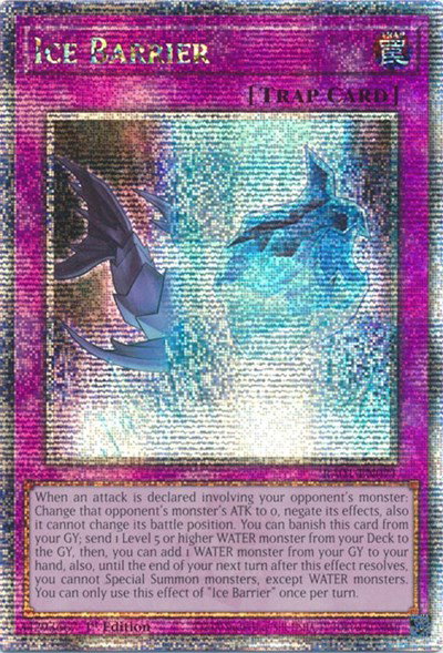 Ice Barrier Secret Rare Ra01 Yugioh! Inglés