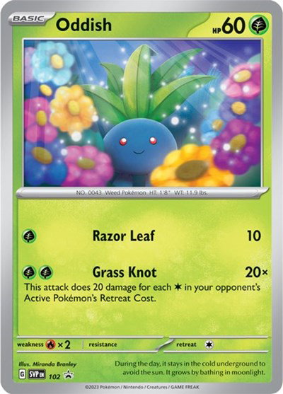 Oddish 102 — Scarlet & Violet Promo
