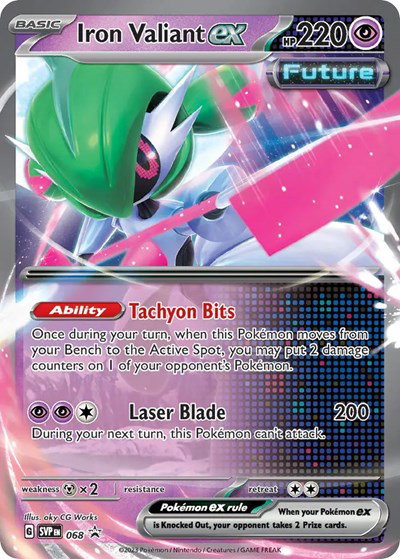 Iron Valiant ex 068 — Scarlet & Violet Promo