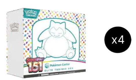 151 Pokemon Center Elite Trainer Box (Exclusive) Case 