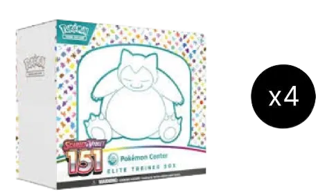 151 Pokemon Center Elite Trainer Box (Exclusive) Case