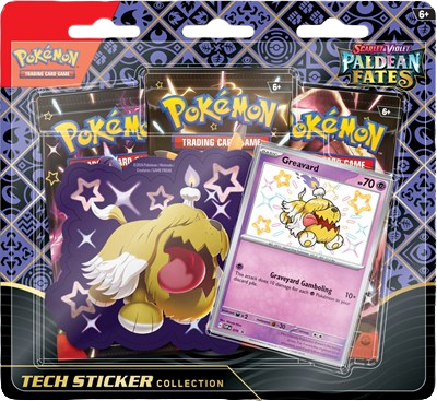 Paldean Fates Tech Sticker Collection [Greavard]