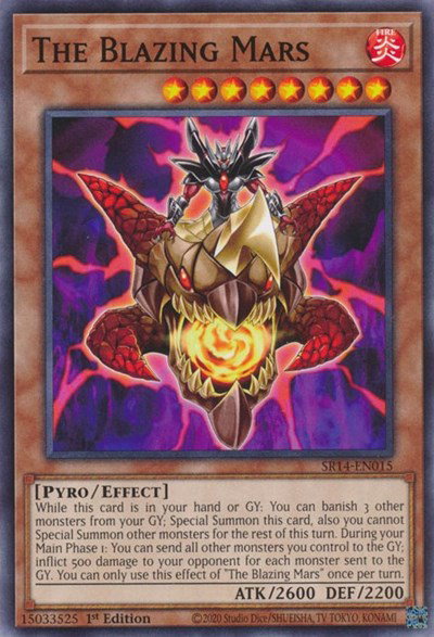 yugioh egyptian god cards pack Sacred Fire King Garunix SR14-EN001 Yu-Gi-Oh! Card