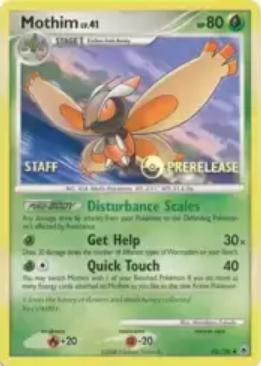 Mothim (Staff Prerelease) 42/100 — Diamond and Pearl Promos