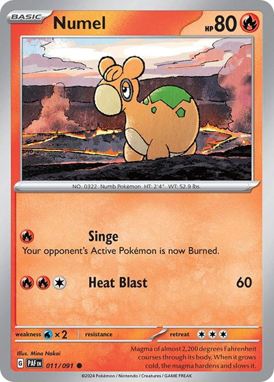 Numel 011/091 — Paldean Fates