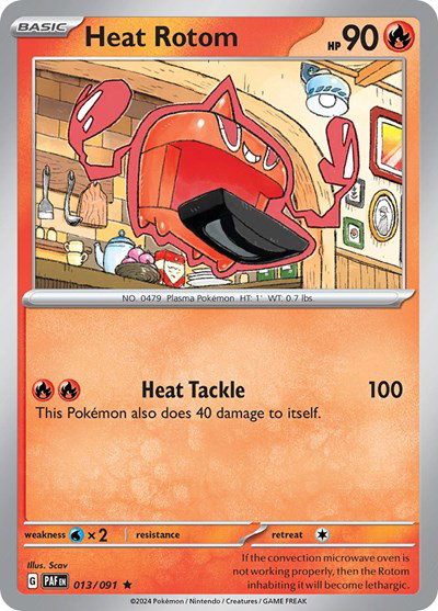Heat Rotom 013/091 — Paldean Fates
