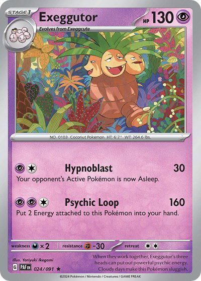 Exeggutor 024/091 — Paldean Fates