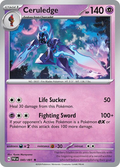 Ceruledge 040/091 — Paldean Fates