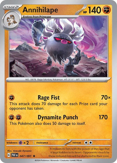 Annihilape 047/091 — Paldean Fates