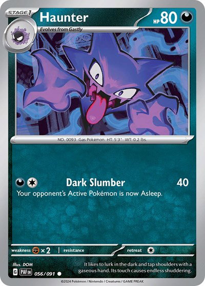 Haunter 056/091 — Paldean Fates