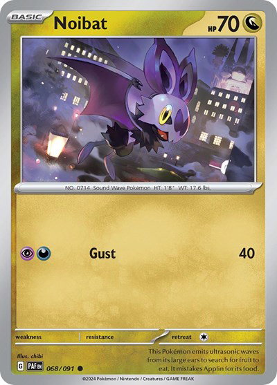 Noibat 068/091 — Paldean Fates