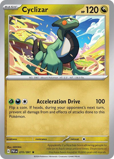 Cyclizar 070/091 — Paldean Fates