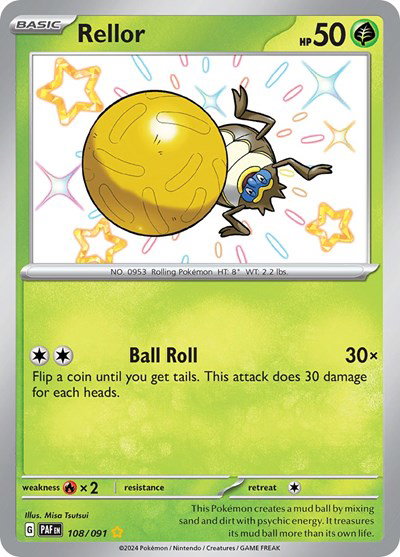 Rellor 108/091 — Paldean Fates