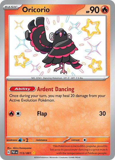 Oricorio 113/091 — Paldean Fates
