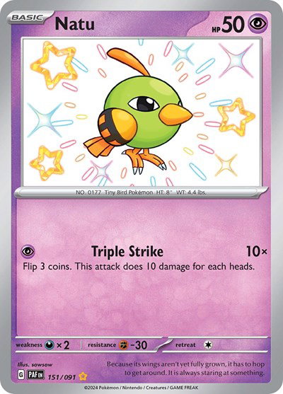 Natu 151/091 — Paldean Fates